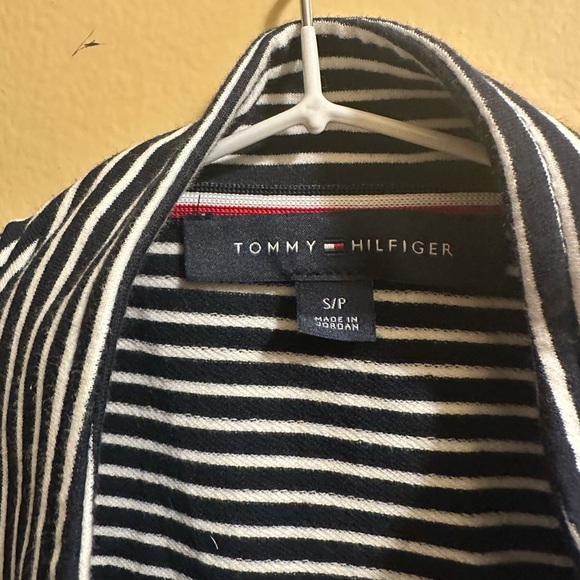Tommy Hilfiger Striped Black and White Women's Jacket - Picture 2 of 2